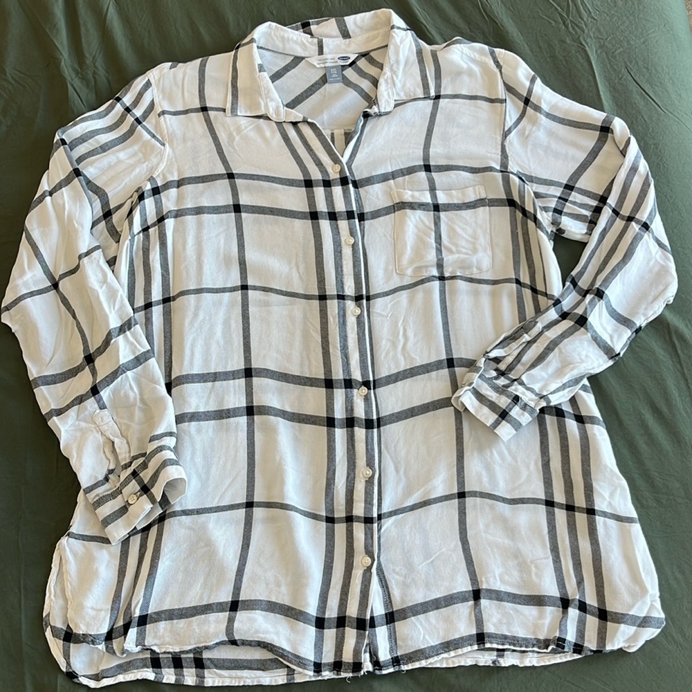 Old Navy Long Button Shirt